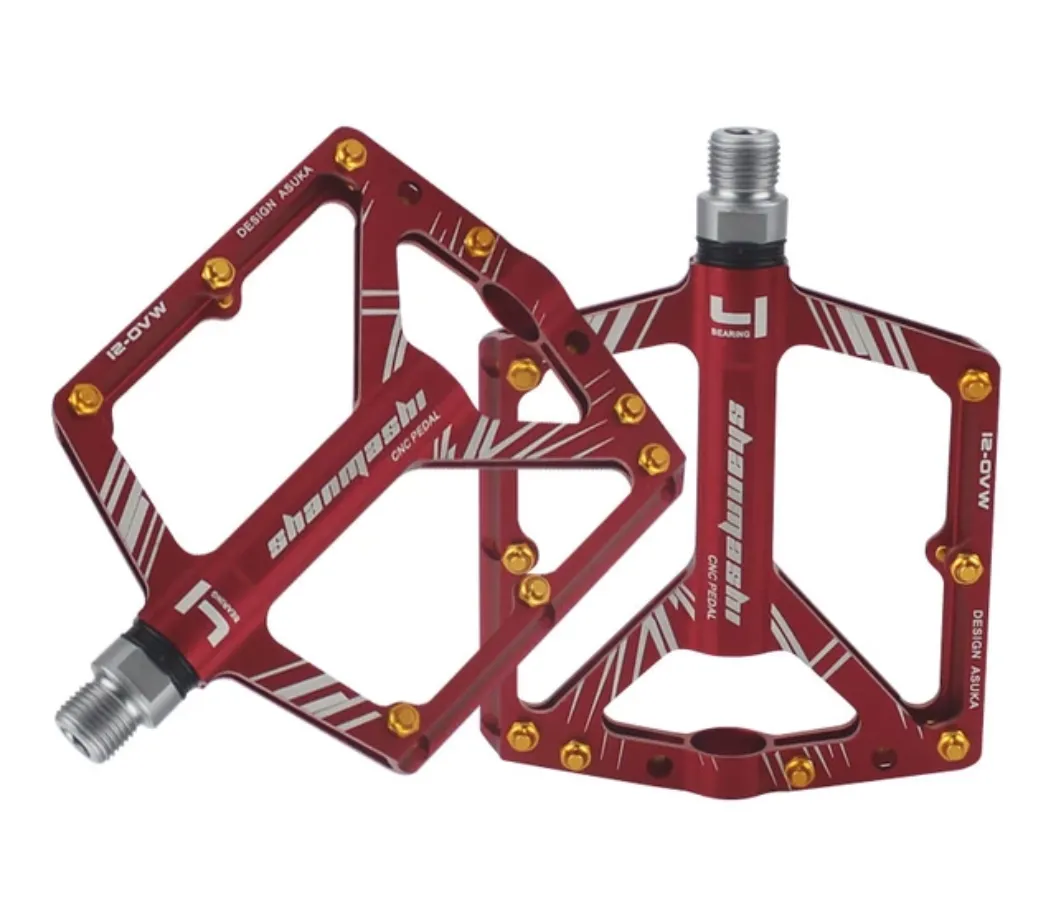 Anodized Lightweight Aluminum MTB Pedals
