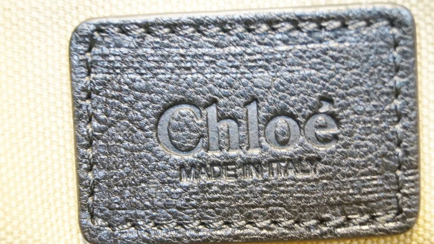 CHLOE Black Leather Marcie Large Shoulder Handbag