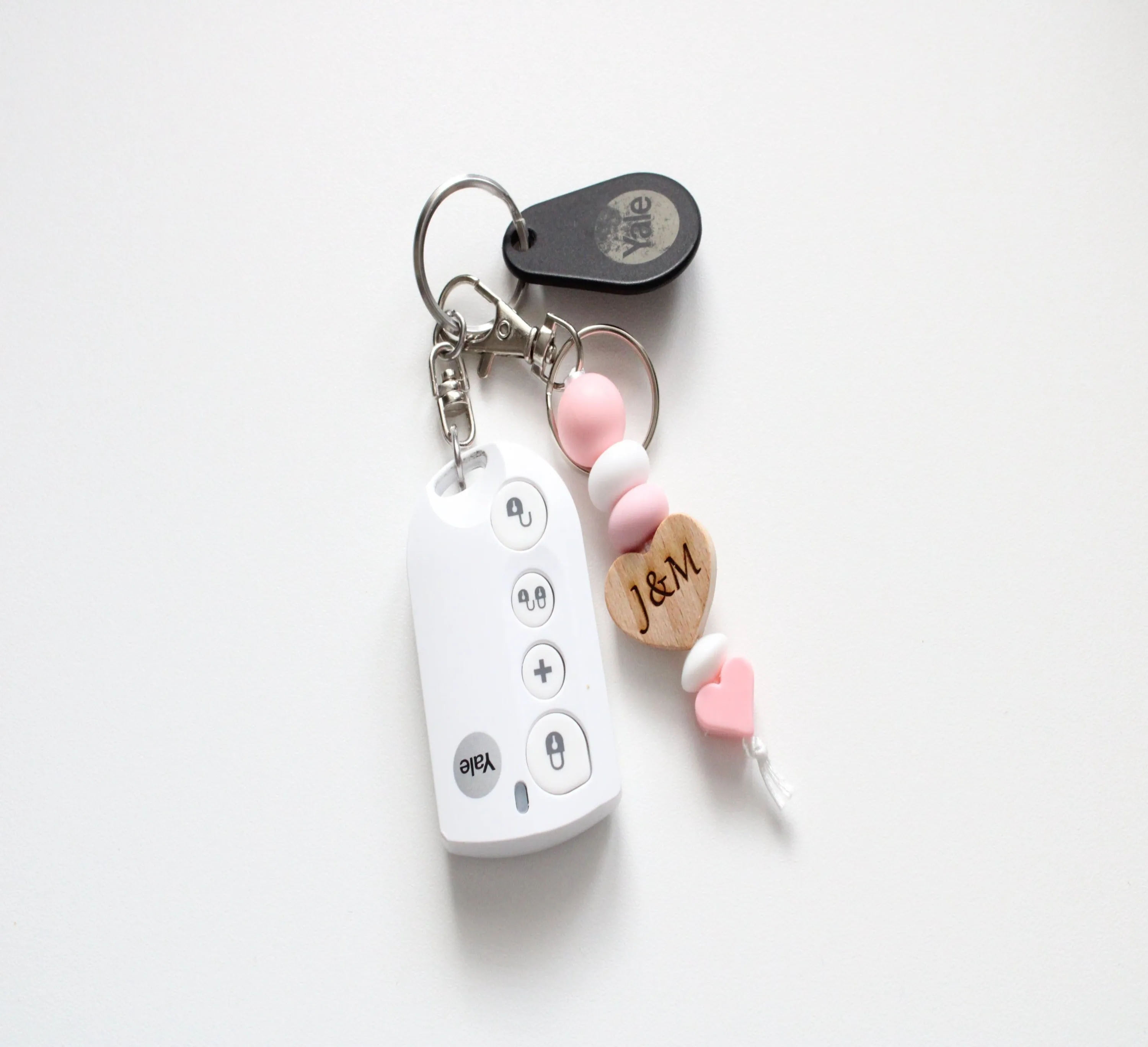 Engraved Heart Key ring