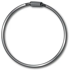 Large Threaded Key Ring