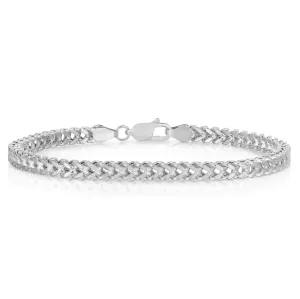 [Lightweight] Silver Franco Bracelet (Silver)