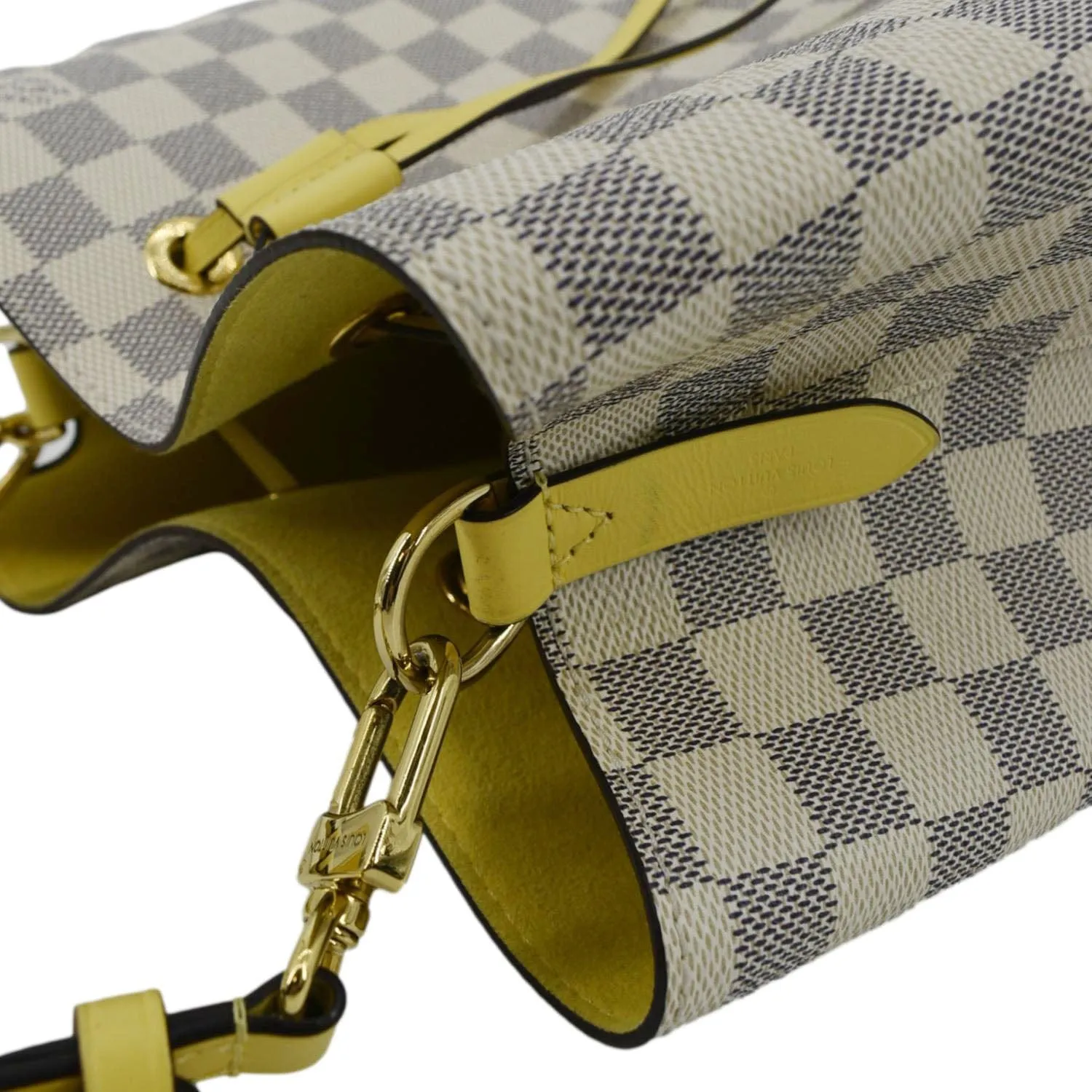 LOUIS VUITTON Neonoe MM Damier Azur Shoulder Bag Pineapple