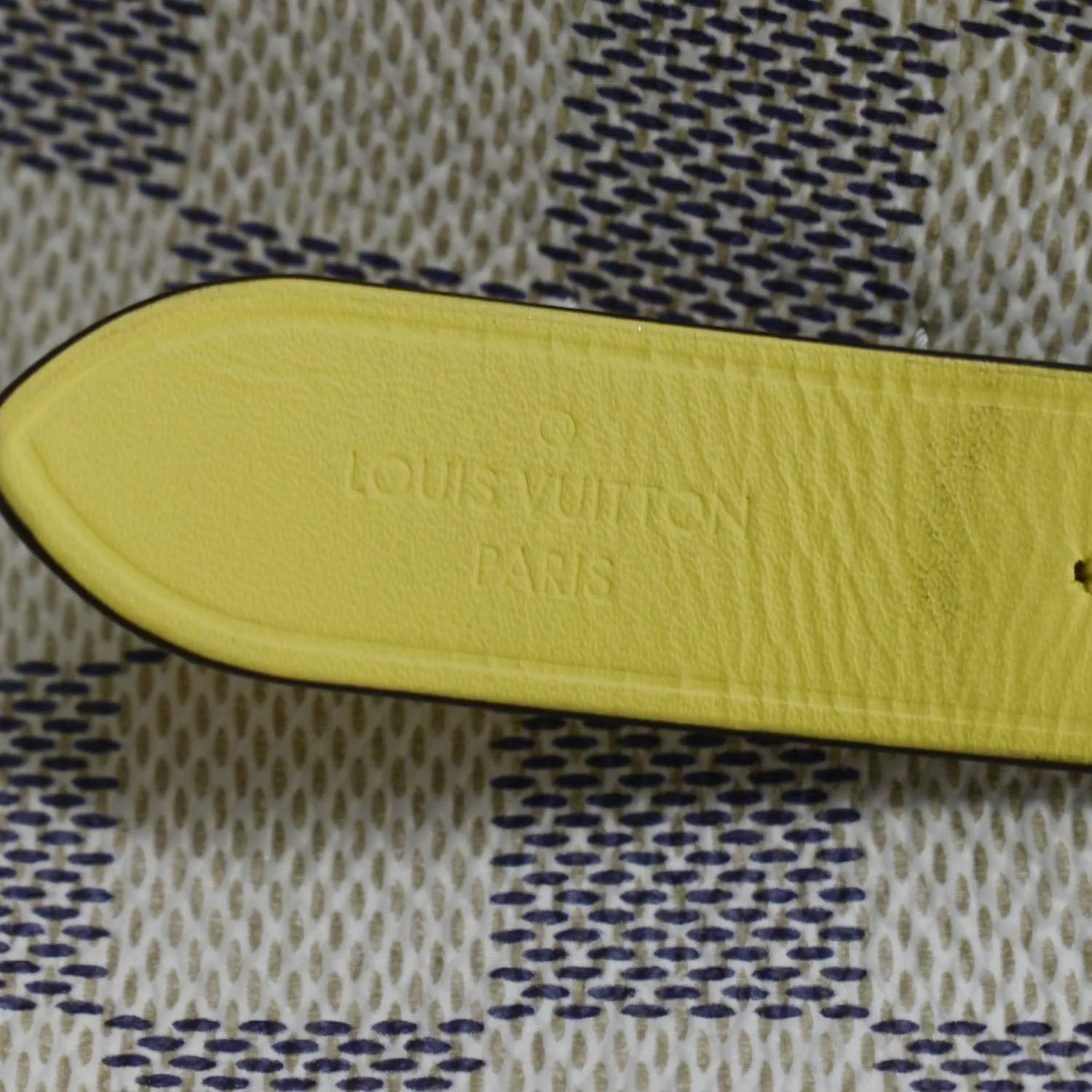 LOUIS VUITTON Neonoe MM Damier Azur Shoulder Bag Pineapple