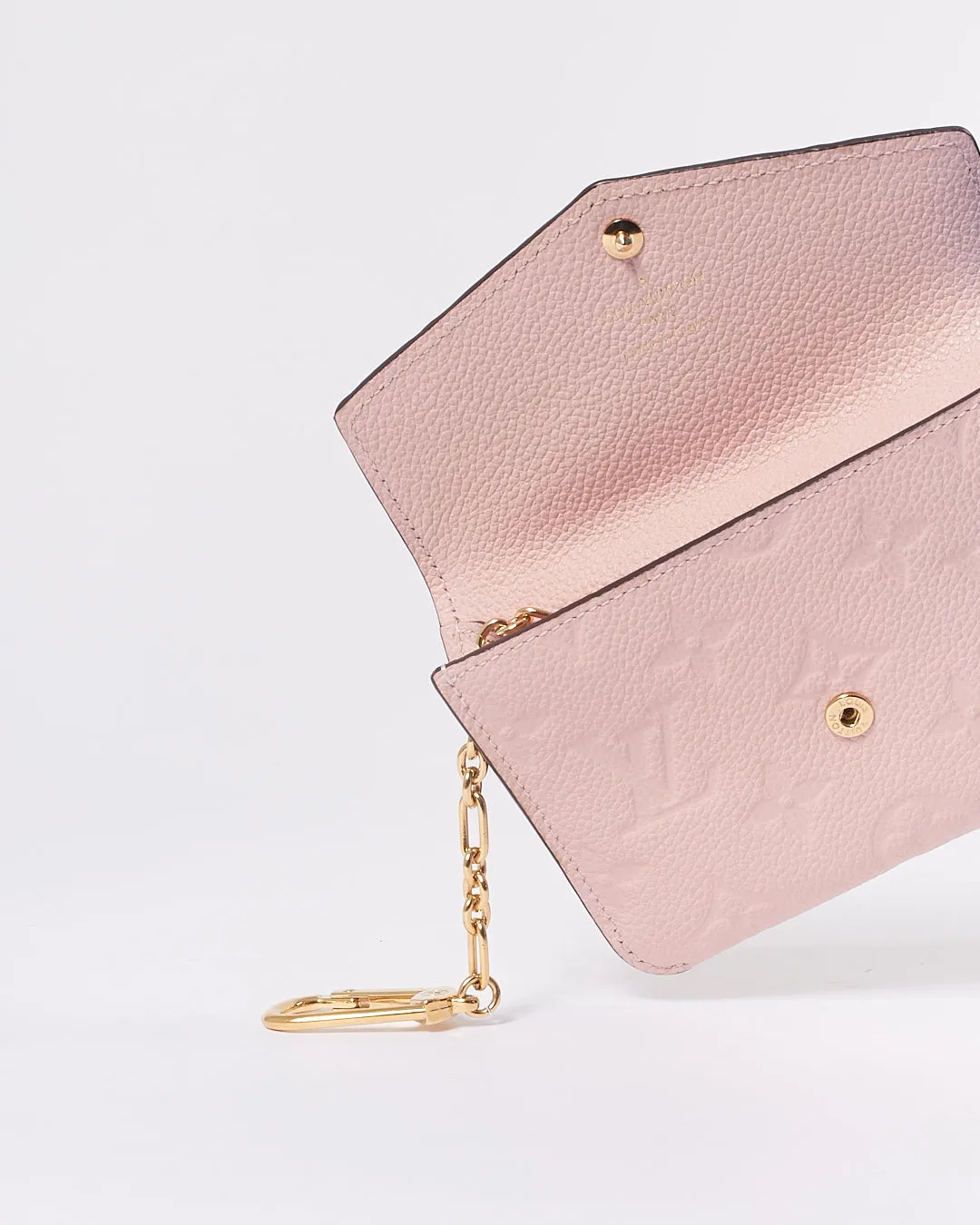 Louis Vuitton Pink Empreinte Monogram Chain Pouch
