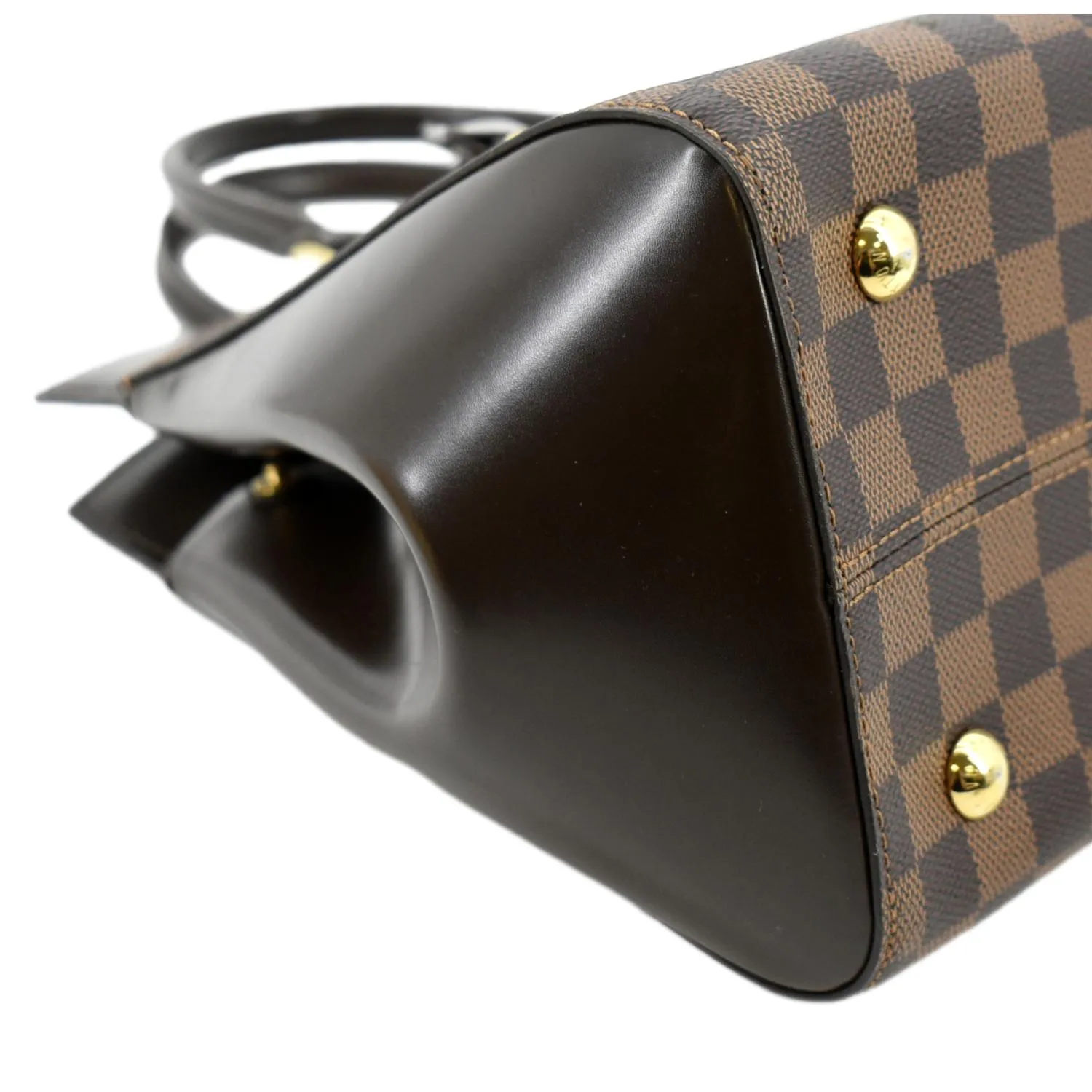 LOUIS VUITTON Rivoli MM Damier Ebene Shoulder Bag Brown