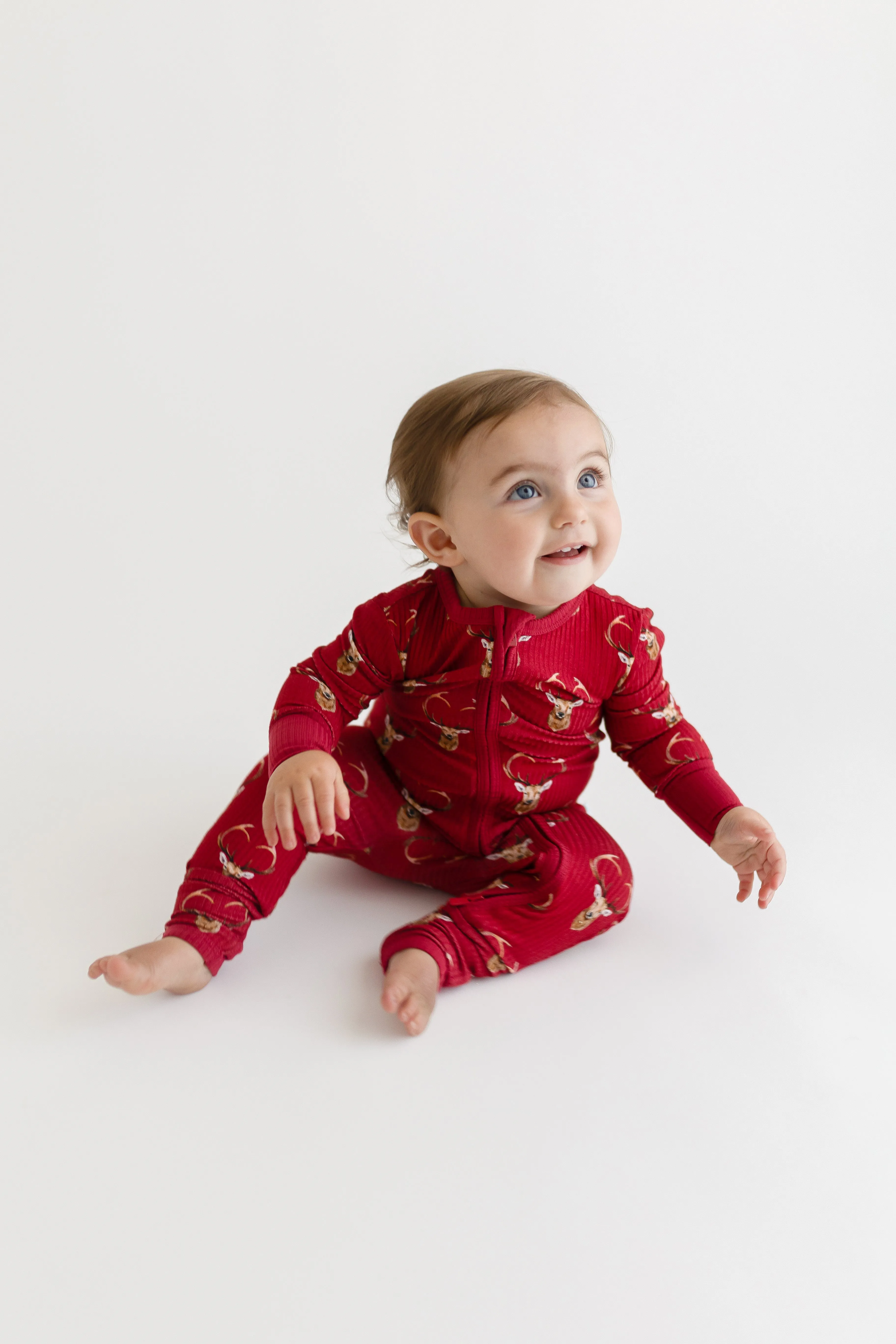 Posh Peanut Convertible Baby Romper Zippered One Piece in Dash