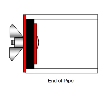 Testite 100mm 4" expanding blocking plug 115 OPE 100